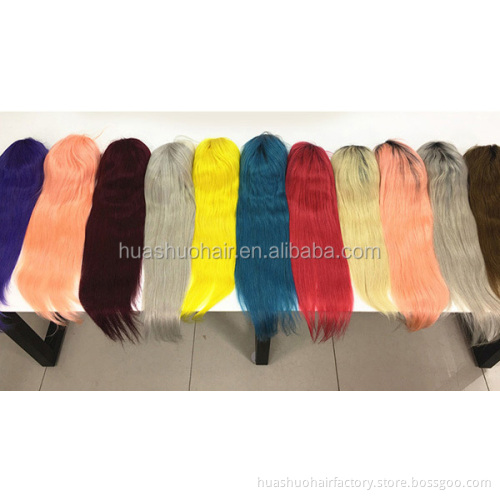 Preplucked Straight Real Human Hair Natural Long Pre Pluck Light Blonde 613 360 Lace Frontal Wig
